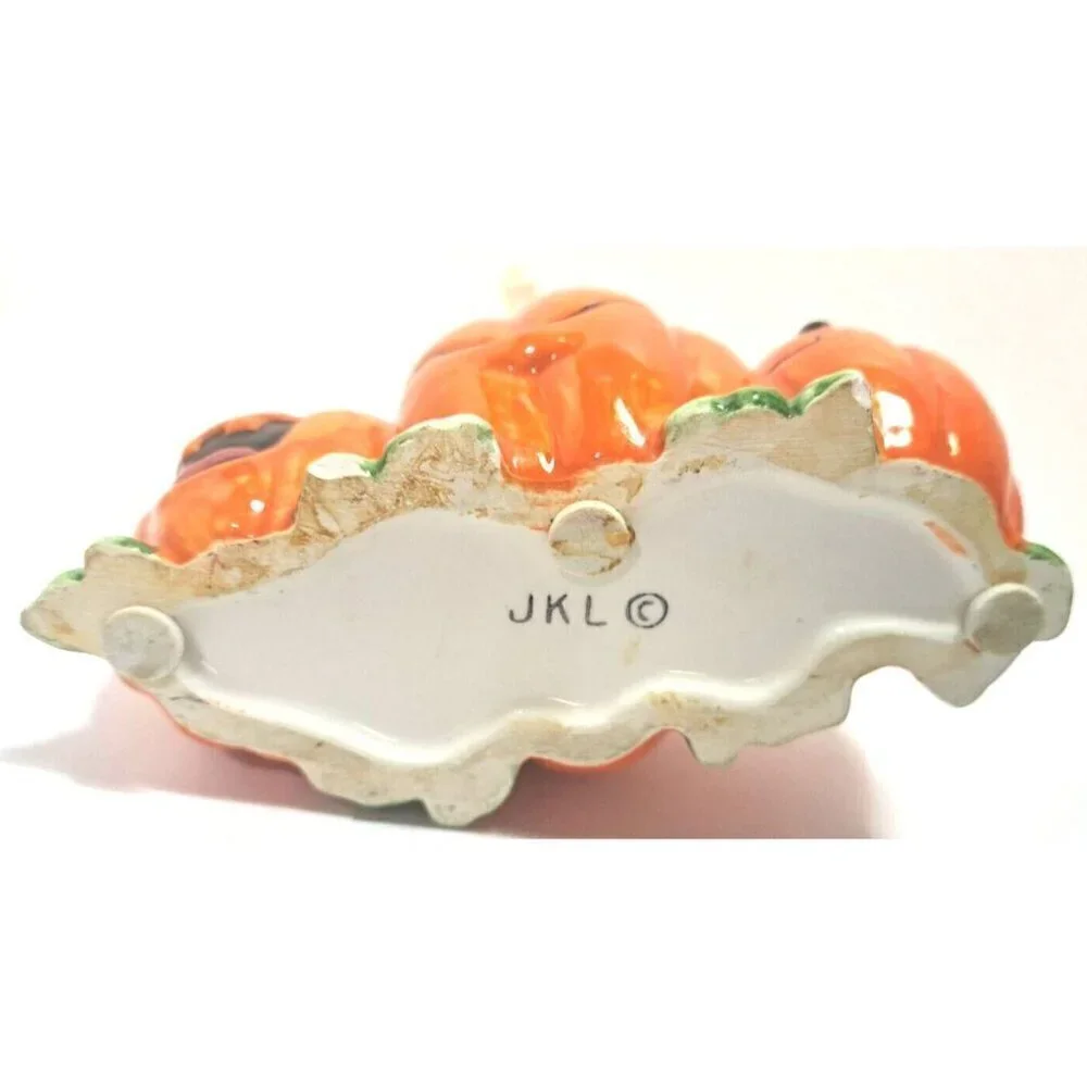 Smiling Jack-O-Lanterns Soap Dispenser Halloween Fall Kitchen Ceramic